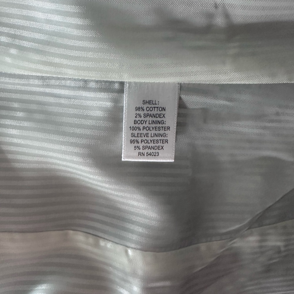 Banana Republic Women's Blue/Gray Blazer - Picture 9 of 14